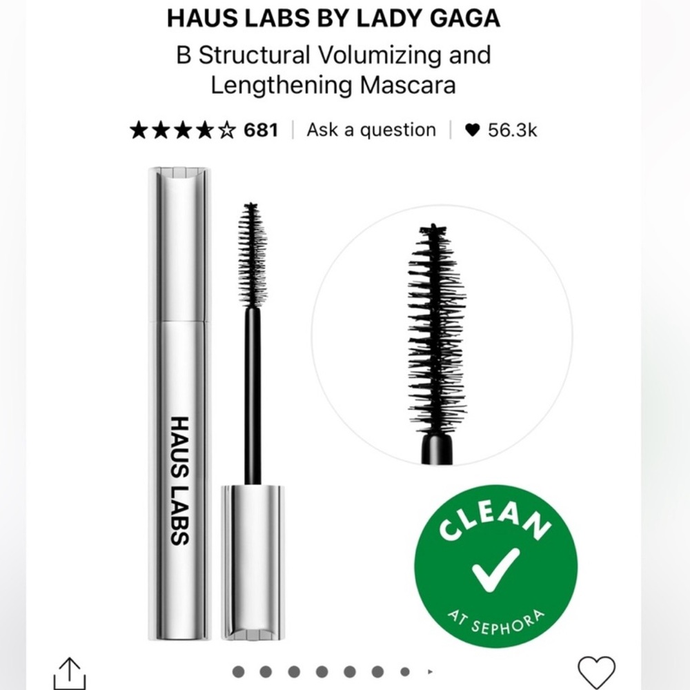Brand new Haus Labs Mini Mascara - Black